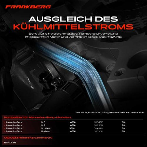 1x Kühlerschlauch Wasserschlauch für Mercedes-Benz GLE M-Klasse W166 GL-Klasse Bild 1x Kühlerschlauch Wasserschlauch für Mercedes-Benz GLE M-Klasse W166 GL-Klasse