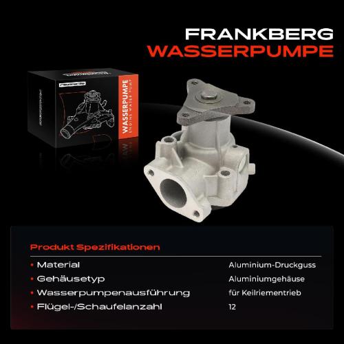 1x Wasserpumpe Kühlwasserpumpe für Alfa Romeo 155 Fiat Coupe Tipo Lancia Dedra SW 835 Delta II 2.0L Bild 1x Wasserpumpe Kühlwasserpumpe für Alfa Romeo 155 Fiat Coupe Tipo Lancia Dedra SW 835 Delta II 2.0L