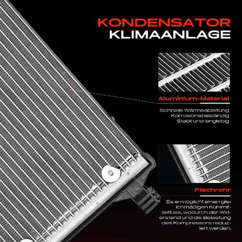 Frankberg 1x Kondensator Klimaanlage für Opel Combo Corsa C Tigra 1.3L 1.7L Bild Frankberg 1x Kondensator Klimaanlage für Opel Combo Corsa C Tigra 1.3L 1.7L