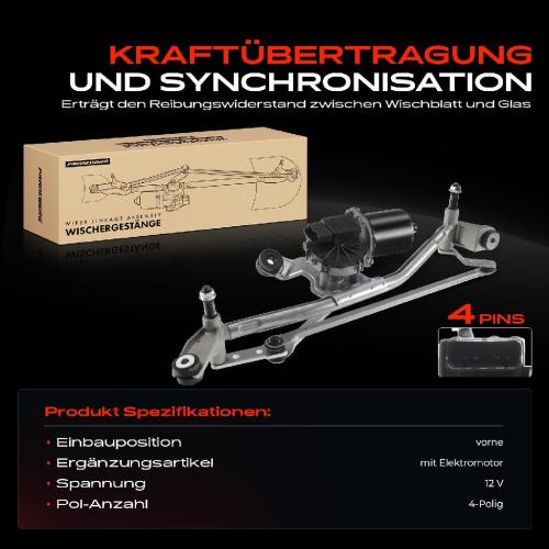 Frankberg 1x Wischerarm Scheibenwischer Vorne für Renault Megane II BM0/1 EM0/1 KM0/1 LM0/1 Bild Frankberg 1x Wischerarm Scheibenwischer Vorne für Renault Megane II BM0/1 EM0/1 KM0/1 LM0/1
