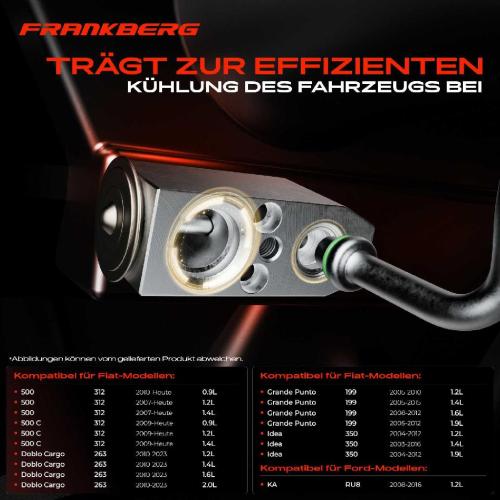 1x Expansionsventil Klimaanlage für Fiat 500 C Panda Punto Doblo Idea Strada Ford Bild 1x Expansionsventil Klimaanlage für Fiat 500 C Panda Punto Doblo Idea Strada Ford