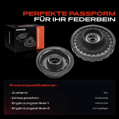 1x Domlager Federbeinstütz lager für Chevrolet Spark M300 Opel Karl C16 Bild 1x Domlager Federbeinstütz lager für Chevrolet Spark M300 Opel Karl C16