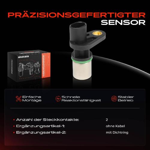 1x Kurbelwellensensor Impulsgeber für Opel Astra G Vectra B C Zafira A Fiat Croma 2.2L 2.3L Bild 1x Kurbelwellensensor Impulsgeber für Opel Astra G Vectra B C Zafira A Fiat Croma 2.2L 2.3L