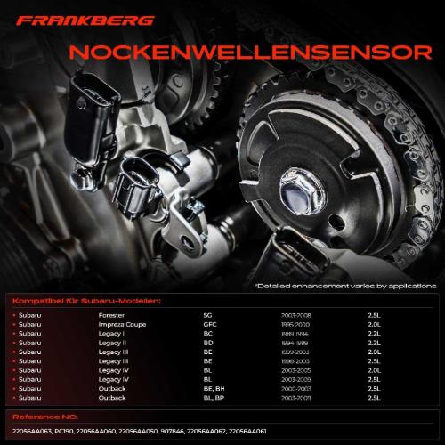 1x Nockenwellenposition Sensor für Subaru Forester Impreza Legacy Outback 1992-2009 Bild 1x Nockenwellenposition Sensor für Subaru Forester Impreza Legacy Outback 1992-2009