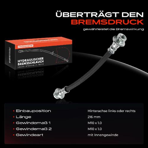 1x Bremsschlauch Bremsschläuche Hinterachse Links oder Rechts für Suzuki Swift V AZ Baleno EW FW Opel Karl Bild 1x Bremsschlauch Bremsschläuche Hinterachse Links oder Rechts für Suzuki Swift V AZ Baleno EW FW Opel Karl