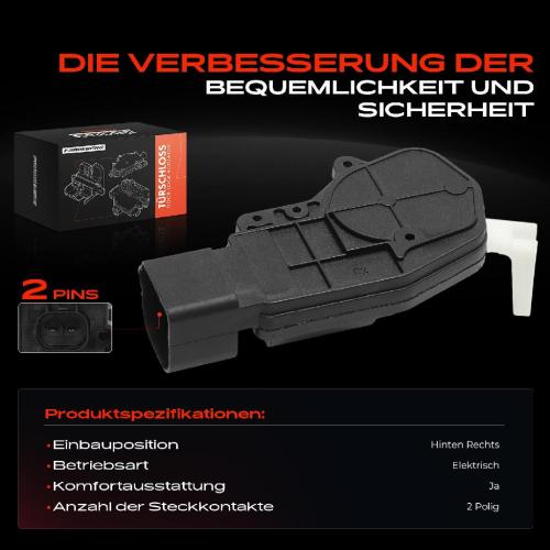 1x Türschloss Hinten Rechts für Toyota Corolla Kombi Verso RAV 4 II 1.4L 1.6L 1.8L 2.0L 2000-2007 Bild 1x Türschloss Hinten Rechts für Toyota Corolla Kombi Verso RAV 4 II 1.4L 1.6L 1.8L 2.0L 2000-2007