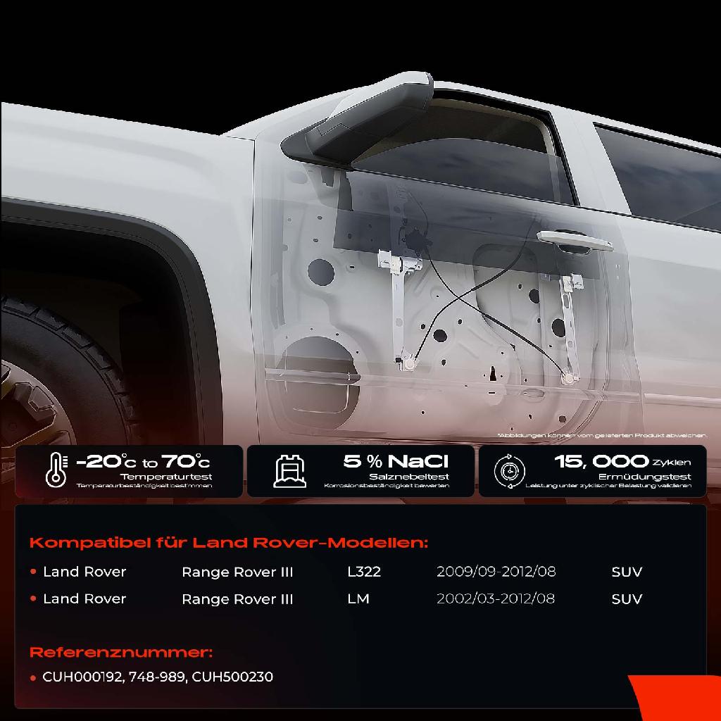 1x Fensterheber Vorne Links für Land Rover Range Rover 3 L322 LM