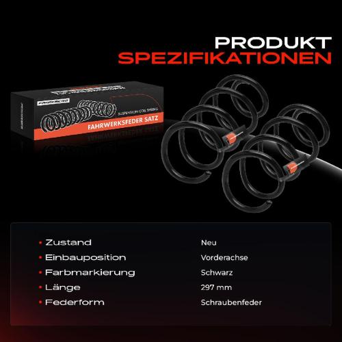 Frankberg 2x Fahrwerksfeder Vorderachse f r MINI Mini Countryman R60 1.6L 2010-2016 Bild Frankberg 2x Fahrwerksfeder Vorderachse f r MINI Mini Countryman R60 1.6L 2010-2016