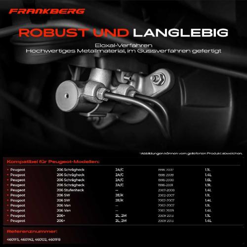 1x Hauptbremszylinder Bremszylinder für Peugeot 206 206 SW Van 1.1L-1.9L 1998-2013 Bild 1x Hauptbremszylinder Bremszylinder für Peugeot 206 206 SW Van 1.1L-1.9L 1998-2013