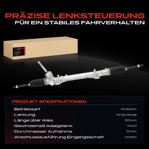 1x Lenkgetriebe Servolenkgetriebe für Renault Clio IV BH KH Bj ab 2012 0.9L-1.5L Bild 1x Lenkgetriebe Servolenkgetriebe für Renault Clio IV BH KH Bj ab 2012 0.9L-1.5L