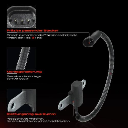 1x Kurbelwellensensor Impulsgeber für Jeep Cherokee Grand Cherokee I Wrangler I 1994-1996 2.5L 4.0L Bild 1x Kurbelwellensensor Impulsgeber für Jeep Cherokee Grand Cherokee I Wrangler I 1994-1996 2.5L 4.0L