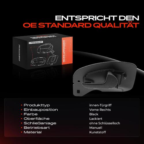 1x Türgriff Vorne Rechts innen für Opel Combo Kasten/MPV Tour Corsa C 1.2L 1.4L 1.6L 1.7L 1.0L 1.8L 2000-2012 Bild 1x Türgriff Vorne Rechts innen für Opel Combo Kasten/MPV Tour Corsa C 1.2L 1.4L 1.6L 1.7L 1.0L 1.8L 2000-2012