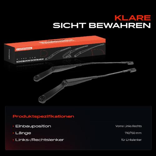 2x Wischerarm Scheibenwischer Vorne für Audi A6 4A2 2.0L 3.0L Bild 2x Wischerarm Scheibenwischer Vorne für Audi A6 4A2 2.0L 3.0L