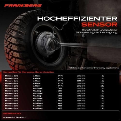 1x ABS Sensor Hinterachse rechts für Mercedes-Benz W176 W242 W246 C117 X156 1.5L 1.6L 1.8L 2011-2022 Bild 1x ABS Sensor Hinterachse rechts für Mercedes-Benz W176 W242 W246 C117 X156 1.5L 1.6L 1.8L 2011-2022