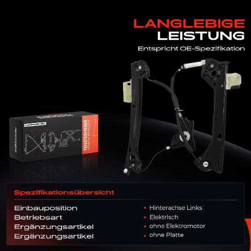 Frankberg 1x Fensterheber Hinten Links für Mercedes-Benz CLA C118 X117 CLA 250 2013-2024 Bild Frankberg 1x Fensterheber Hinten Links für Mercedes-Benz CLA C118 X117 CLA 250 2013-2024
