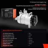 1x Klimakompressor für VW Golf 7 5G1 BE1 BE BQ1 1.4L Bj ab 2014