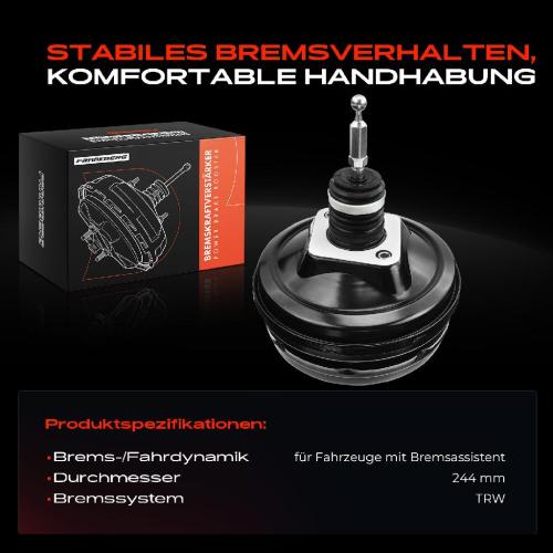 1x Bremskraftverstärker für VW Passat 3B2 3B3 3B5 3B6 Audi A4 8E B6 B7 Bild 1x Bremskraftverstärker für VW Passat 3B2 3B3 3B5 3B6 Audi A4 8E B6 B7