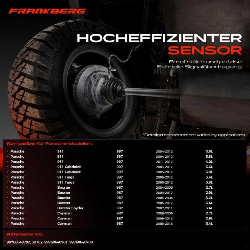 1x ABS Sensor vorne und hinten für Porsche 911 Cabriolet Speedster Targa Boxster Spyder Cayman Bild 1x ABS Sensor vorne und hinten für Porsche 911 Cabriolet Speedster Targa Boxster Spyder Cayman