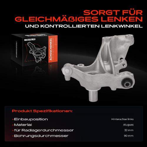 Frankberg 1x Achsschenkel Radaufhängung Hinterachse Links für VW Passat 3G2 Arteon 3H7 3H8 Skoda Superb III 3V3 Bild Frankberg 1x Achsschenkel Radaufhängung Hinterachse Links für VW Passat 3G2 Arteon 3H7 3H8 Skoda Superb III 3V3