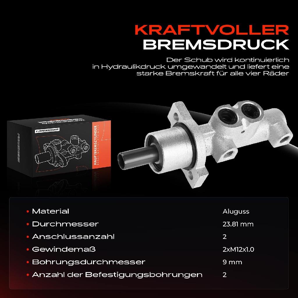 1x Hauptbremszylinder Bremszylinder für VW Golf IV 1J Bora Audi A3 8L1 TT Skoda Octavia Seat Leon