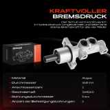 1x Hauptbremszylinder Bremszylinder für VW Golf IV 1J Bora Audi A3 8L1 TT Skoda Octavia Seat Leon
