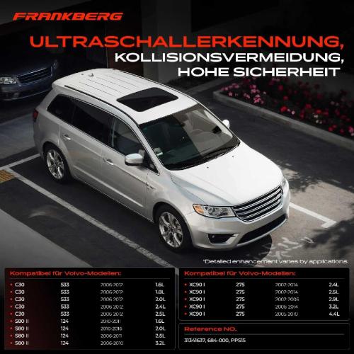 Frankberg 4x Parksensor PDC Sensor Vorne für Volvo XC90 I D5 275 C30 1.6L 533 S80 II 124 Bild Frankberg 4x Parksensor PDC Sensor Vorne für Volvo XC90 I D5 275 C30 1.6L 533 S80 II 124