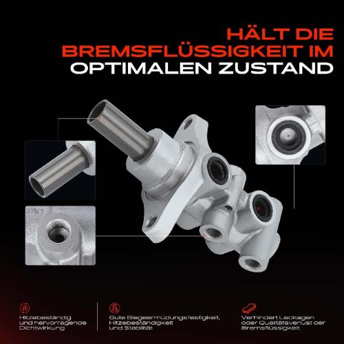 1x Hauptbremszylinder Bremszylinder für Dodge Caliber Jeep Compass MK49 Patriot Bild 1x Hauptbremszylinder Bremszylinder für Dodge Caliber Jeep Compass MK49 Patriot