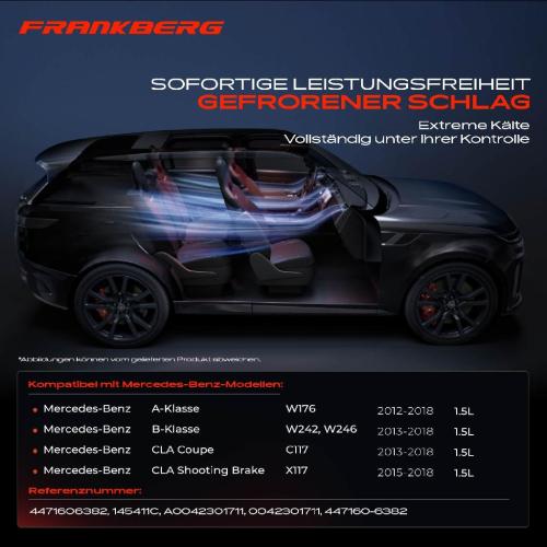Frankberg 1x Klimakompressor für Mercedes-Benz A-Klasse W176 B-Klasse W242 W246 CLA C117 X117 1.5L Bild Frankberg 1x Klimakompressor für Mercedes-Benz A-Klasse W176 B-Klasse W242 W246 CLA C117 X117 1.5L
