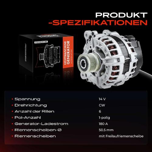 1x Lichtmaschine Generator für VW Golf Audi A3 8V Skoda Octavia 3 Superb Bild 1x Lichtmaschine Generator für VW Golf Audi A3 8V Skoda Octavia 3 Superb
