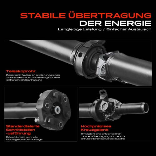 Frankberg 1x Kardanwelle Gelenkwelle Hinterachse für Ford Transit Bus Kasten Pritsche/Fahrgestell 2000-2014 Bild Frankberg 1x Kardanwelle Gelenkwelle Hinterachse für Ford Transit Bus Kasten Pritsche/Fahrgestell 2000-2014