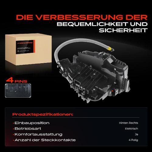 1x Türschloss Hinten Rechts für Mercedes-Benz E-Klasse W213 GLE V167 S-Klasse V222 W222 X222 1.6L Bj ab 2013 Bild 1x Türschloss Hinten Rechts für Mercedes-Benz E-Klasse W213 GLE V167 S-Klasse V222 W222 X222 1.6L Bj ab 2013