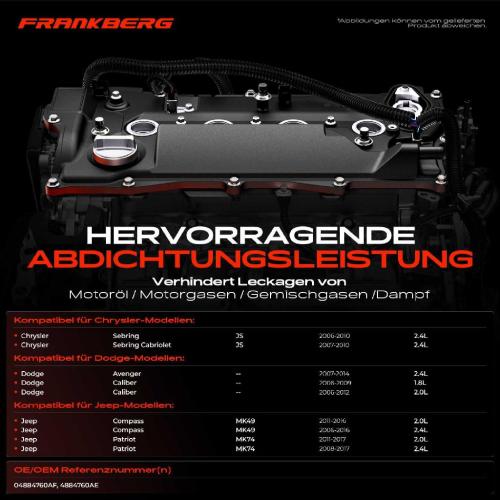 1x Ventildeckel Zylinderkopfhaube für Chrysler Sebring Dodge Caliber Jeep Patriot Bild 1x Ventildeckel Zylinderkopfhaube für Chrysler Sebring Dodge Caliber Jeep Patriot