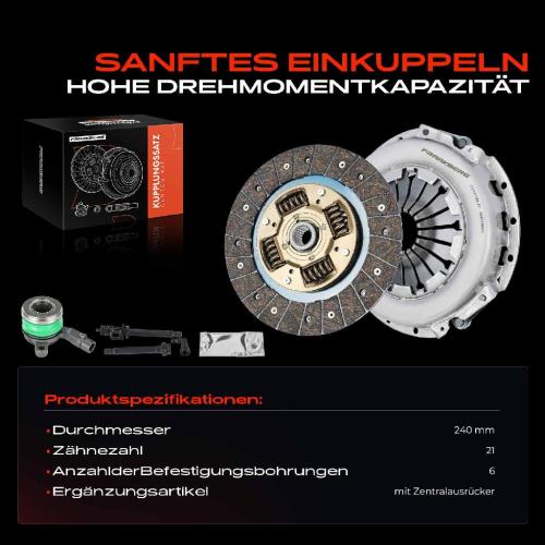 1x Kupplungssatz für Nissan Interstar Bus Kasten Pritsche/Fahrgestell Primastar Opel Movano Combi Renault Bild 1x Kupplungssatz für Nissan Interstar Bus Kasten Pritsche/Fahrgestell Primastar Opel Movano Combi Renault