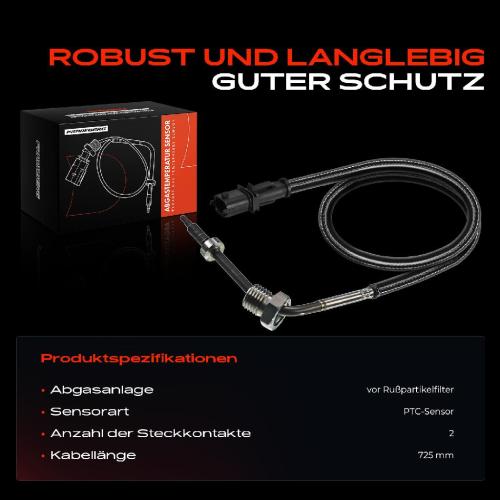 Frankberg 1x Abgastemperatursensor für Fiat Multipla 186 1.9L 2002-2010 Bild Frankberg 1x Abgastemperatursensor für Fiat Multipla 186 1.9L 2002-2010
