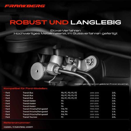 1x Hauptbremszylinder Bremszylinder für Ford Transit Bus Kasten Pick-up Tourneo FC Bild 1x Hauptbremszylinder Bremszylinder für Ford Transit Bus Kasten Pick-up Tourneo FC