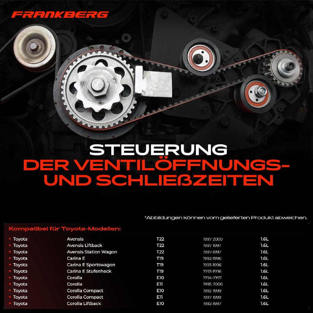 1x Zahnriemensatz Zahnriemen für Toyota Avensis T22 Carina E T19 Corolla E10 E11 1.6L