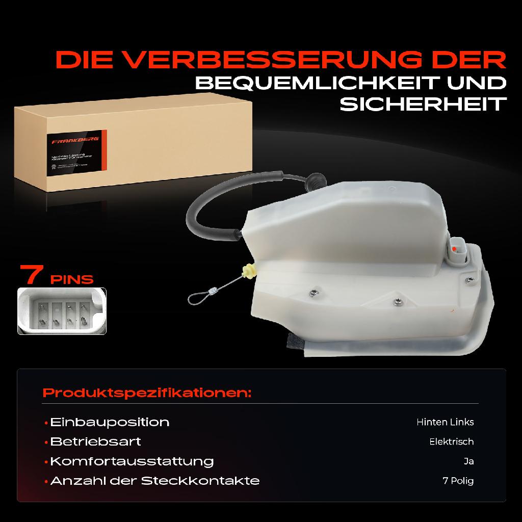 1x Türschloss Hinten Links für Tesla Model 3 5YJ3 Bj ab 2017