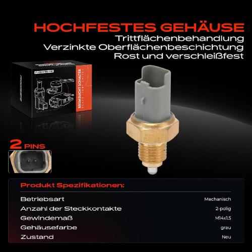 1x Bremslichtschalter für Citroën Berlingo C3 C4 C5 C8 DS3 DS4 1.4L 1.6L 1.8L Bild 1x Bremslichtschalter für Citroën Berlingo C3 C4 C5 C8 DS3 DS4 1.4L 1.6L 1.8L