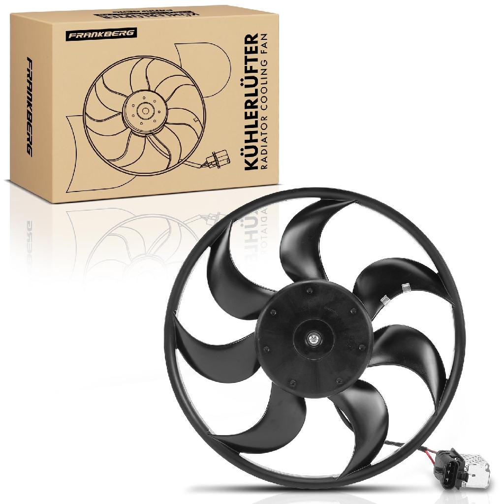 Frankberg 1x Motorkühller Einfachlüfter ohne Kühlerlüfterrahmen Opel Astra H Zafira 1.2L-1.8L