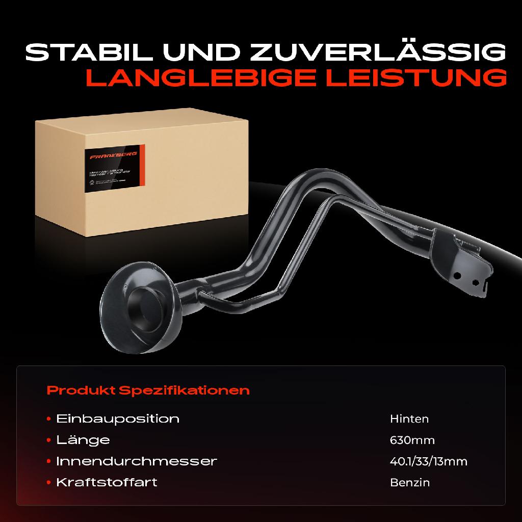 1x Kraftstoffeinfüllrohr Einfüllstutzen für Nissan Almera II N16 2000-2004