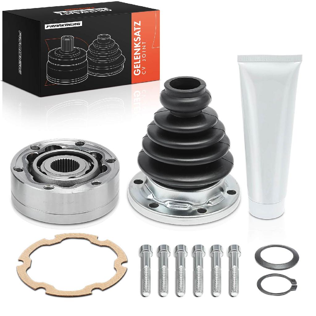 Frankberg 1x Antriebswelle Gelenksatz Vorderachse für VW Golf Audi 80 Seat Ibiza Skoda Fabia