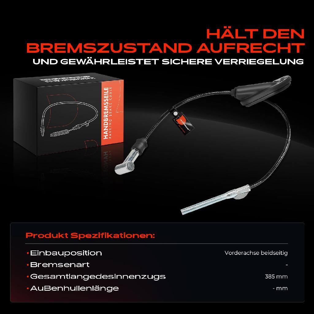 1x Seilzug Feststellbremse Vorderachse für Toyota Celica T23 1.8L 1999-2005