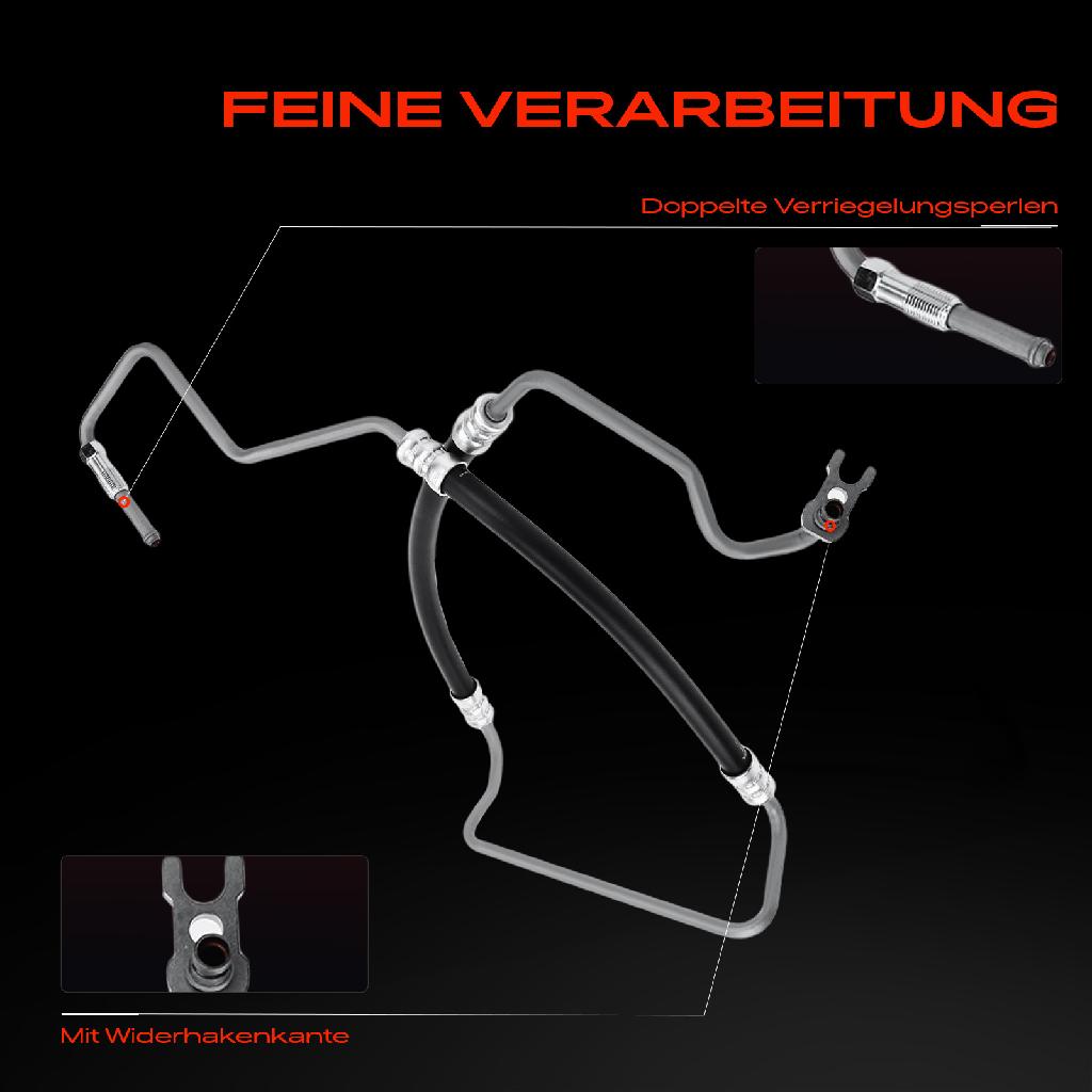 1x Servolenkung Schlauch für Peugeot 206 2A/C 206 SW 2E/K 1.9L 2.0L 1998-2004