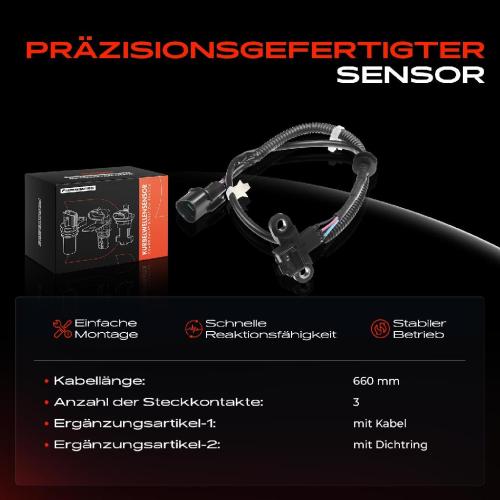 1x Kurbelwellensensor Impulsgeber für Mitsubishi Carisma DA 1995-1999 Colt V Lancer V VI 1996-2000 1.6L Bild 1x Kurbelwellensensor Impulsgeber für Mitsubishi Carisma DA 1995-1999 Colt V Lancer V VI 1996-2000 1.6L