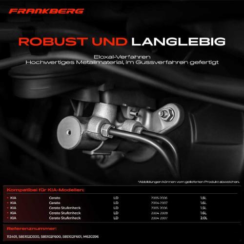 1x Hauptbremszylinder Bremszylinder für KIA Cerato LD Stufenheck 1.5L 1.6L 2.0L Bild 1x Hauptbremszylinder Bremszylinder für KIA Cerato LD Stufenheck 1.5L 1.6L 2.0L