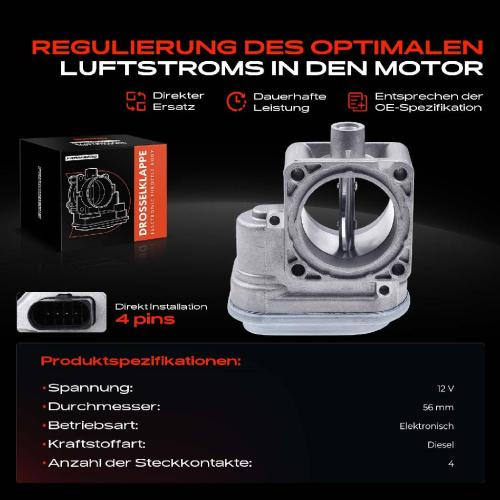 1x Drosselklappe Drosselklappenstutzen für VW Golf IV Polo Skoda Fabia I Seat Jeep Bild 1x Drosselklappe Drosselklappenstutzen für VW Golf IV Polo Skoda Fabia I Seat Jeep