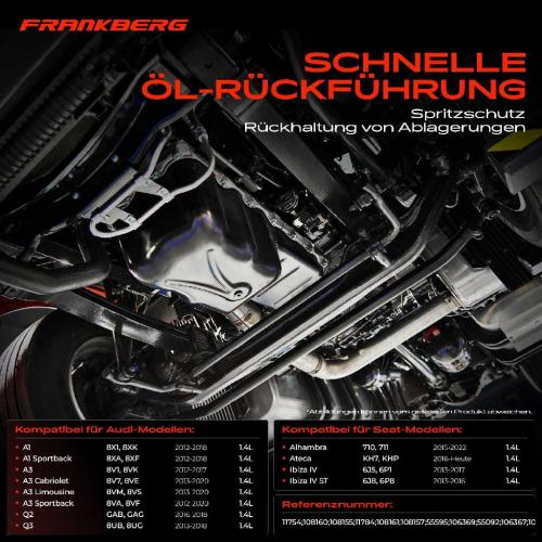 1x Ölwanne Motorölwanne für VW Golf Passat Audi A1 A3 Seat Ibiza Leon Skoda Octavia/Superb 3 Bild 1x Ölwanne Motorölwanne für VW Golf Passat Audi A1 A3 Seat Ibiza Leon Skoda Octavia/Superb 3