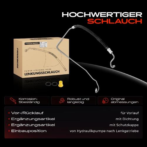 1x Servolenkung Schlauch für Volvo S70 LS P80 V70 I 875 876 2.0L-2.5L 1995-2000 Bild 1x Servolenkung Schlauch für Volvo S70 LS P80 V70 I 875 876 2.0L-2.5L 1995-2000