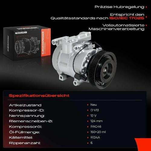 1x Klimakompressor für Hyundai i20 PB PBT 1.4L 1.6L 2008-2012 Bild 1x Klimakompressor für Hyundai i20 PB PBT 1.4L 1.6L 2008-2012