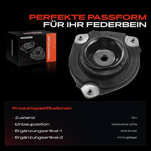 1x Domlager Federbeinstütz lager für Nissan Juke F15 Leaf ZE0 Pulsar Bild 1x Domlager Federbeinstütz lager für Nissan Juke F15 Leaf ZE0 Pulsar